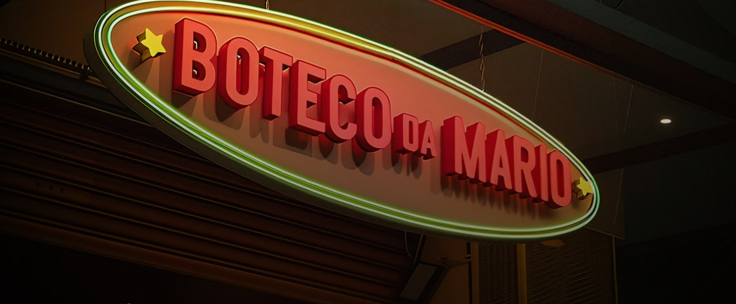 Letreiro Boteco da Mário